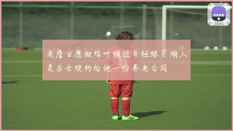 老詹甘愿做绿叶辅佐年轻球员湖人是否会续约给他一份养老合同