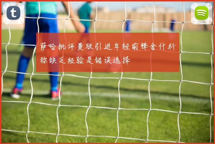 萨哈批评曼联引进年轻前锋舍什科称缺乏经验是错误选择
